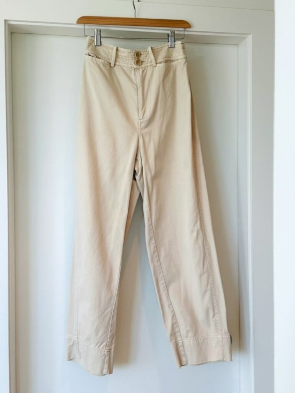 Apiece Apart Mari Barrel Chino Pant Size 2
